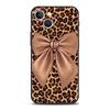 Чехол для телефона Cover для iPhone 17 16 15 14 13 12 Pro Max 11 Pro Max 17AIR Plus Ударопрочный Мягкий ТПУ Черный Бантик Искусственный Жемчуг Расписной
