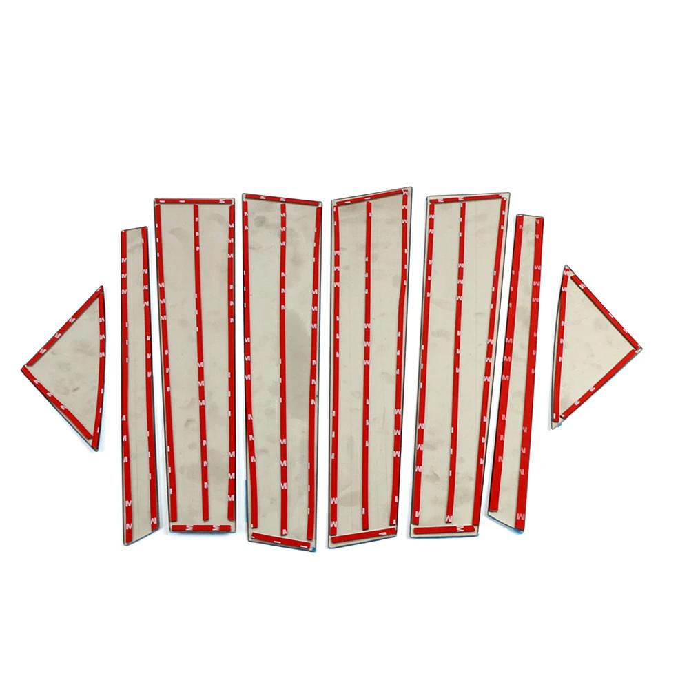 For Volvo XC40 2019 2020 2024 2024 Chrome Window B C Pillar Strip Cover Trim Stainless Steel Car Center Pillars Sticker