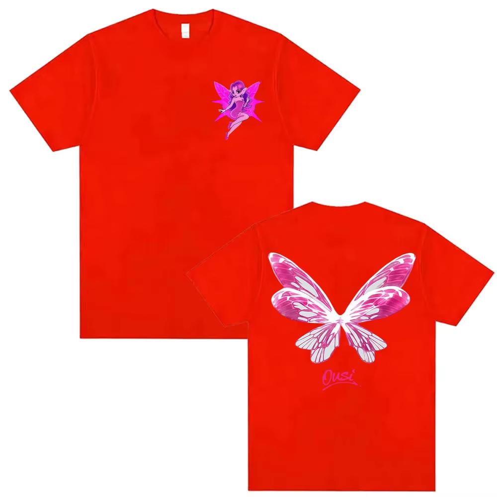 Omar Courtz Por Si Unisexana No Estoy Album Butterfly Graphic T Shirts Unisex Women Harajuku Aesthetic Casual Top Streetwear
