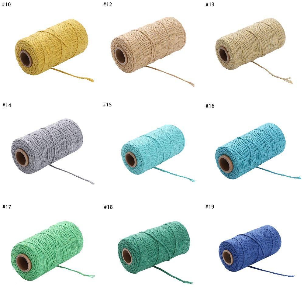 100meters/roll Bakers Home Decor Handmade Twine String Packing Craft Projects DIY Rope Cotton Cords