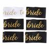 6Pcs Bride To Be Sash Team Bride Satin Sash Hen Night Bridal Shower Party Decor