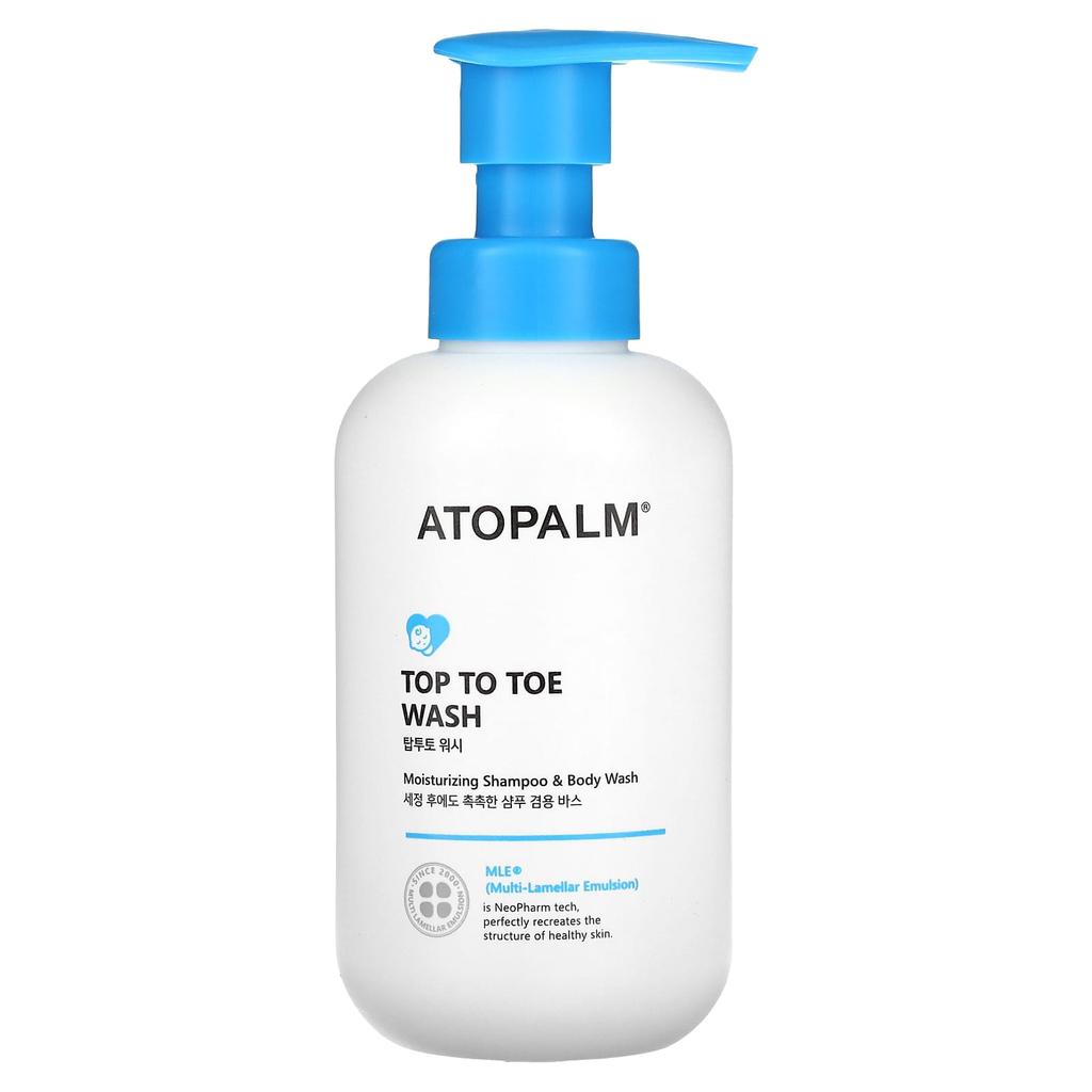 Top To Toe Wash, Moisturizing Shampoo and Body Wash, 300Ml (10.1Fl Oz)