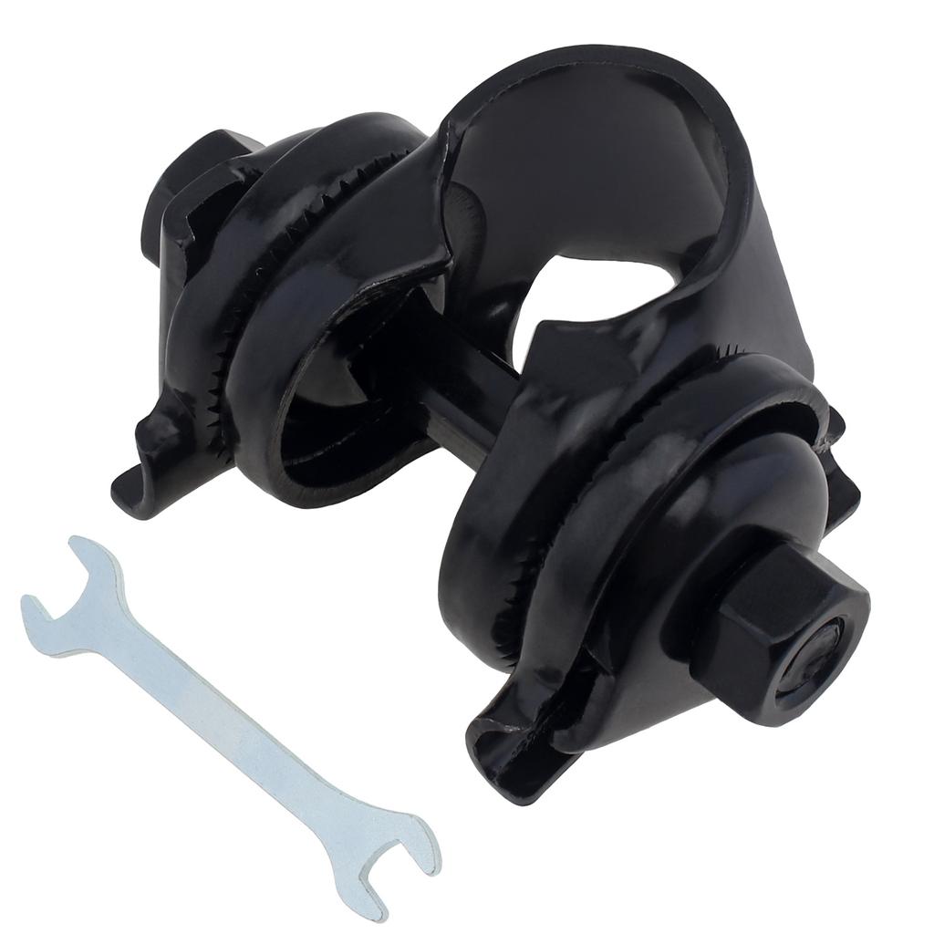 Black 22.2mm Bike Saddle Seat Bolt Seatpost Post Clamp for Most Road Bikes / Mountain Bikes with Wrench Tool, Metal Bicycle Saddle Seat Mount Bracket