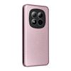 Для Xiaomi Redmi Note 15 Pro 4G (Глобальный) Чехол с текстурой из углеродного волокна, устойчивый к падениям, из искусственной кожи