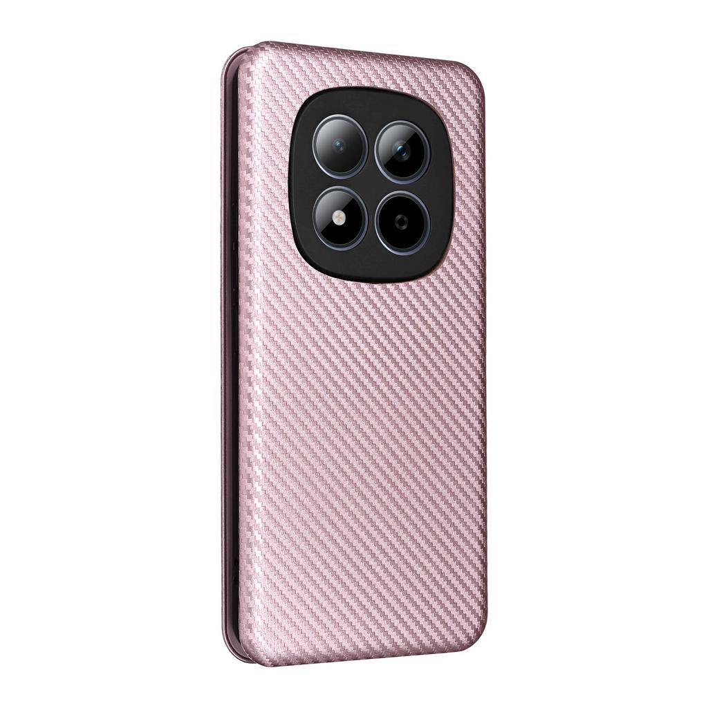 Для Xiaomi Redmi Note 15 Pro 4G (Глобальный) Чехол с текстурой из углеродного волокна, устойчивый к падениям, из искусственной кожи