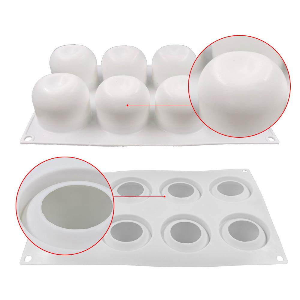 Силиконовая форма 8 ячеек DIY для торта, мусса, мороженого, шоколада, кондитерских изделий, арт-десертов. Прочный материал, форма для выпечки, инструмент для декорирования. 3D Яблоко