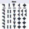 32PCS Pneumatic Fittings Kit 4mm 6mm 8mm 10mm Push to Connect Air Hose Connectors Straight Elbow Tee Y Splitter Quick Release Ventilation Valves 4