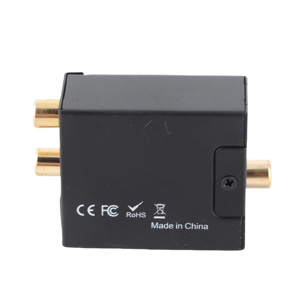 Digital to Analog Audio Converter Audio Switch Box Optical to RCA AV Switcher Selector Box Coaxial Toslink