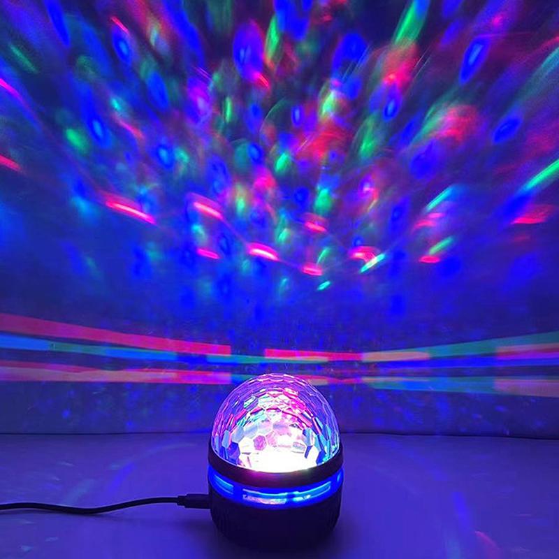 1Pc Led Northern Lights Projection Lamp,Aurora Borealis Effect,Remote Control,Usb Powered,Color-Changing Light,For Bedroom Decor