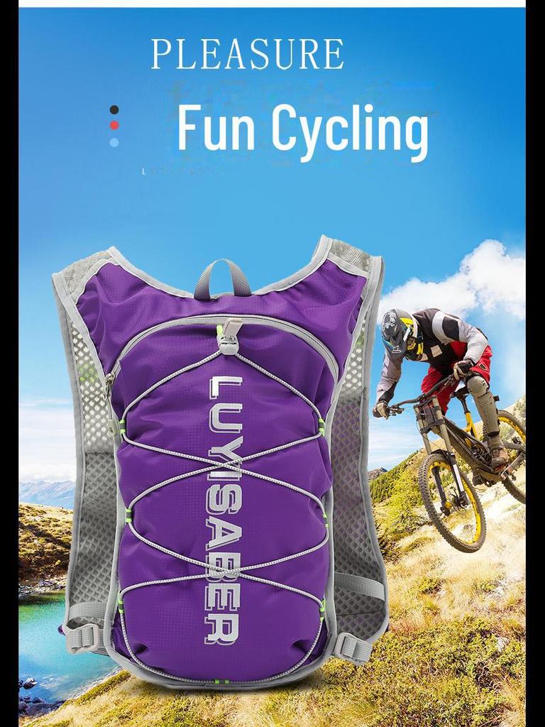 Рюкзак для питья со светоотражающими элементами для бега и езды на велосипеде