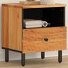 VidaXL Bedside Table 40x33x46 Cm Solid Acacia Wood 356861
