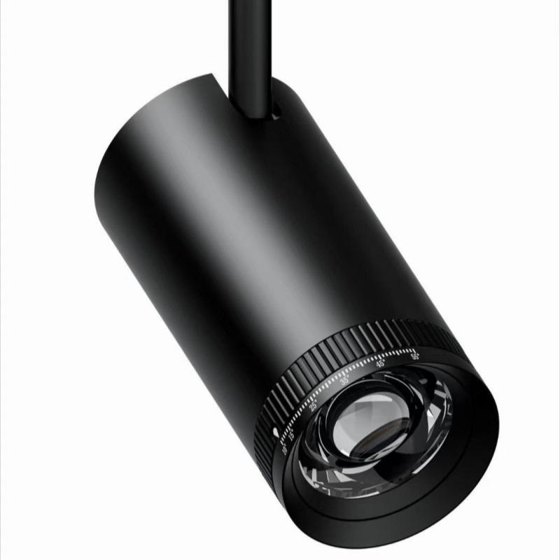 Focused Spotlights with 10-55° Free Change Aperture, Surface Mounted Track Spotlights, Ceiling Lights, Non Perforated LED Ceilin