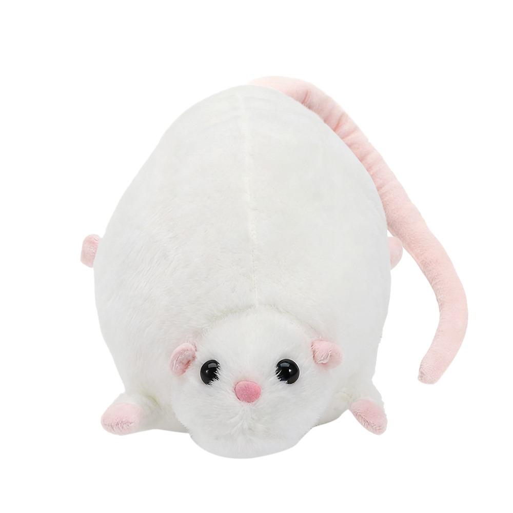 Plush Flower Branch Rat Doll Cartoon Animal Figure Cute Mouse Doll Kids Gift Birthday