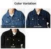 Arcade Denim Jean American Street Size L to Indigo Blue Men's Jacket, Jacket, Blouson, Coverall, Casual, Style, (equivalent M),