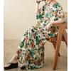 DIMANAF Women 2024 Plus Size Spring Summer Oversize Style Dress Beach Elegant Floral Long Dress Oversize Basic Loose Dress Plus Size