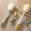 Многофункциональная щетка для мытья чашек Домашняя щетка для бутылочек с молоком Тройная щетка для чистки крышек чашек