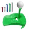 3D Printed Golf Tee Holder Artificial Turf Tee Stand Outdoor Indoor Driving Range Home Training Golf Simulator Tee Hinged Turf Base