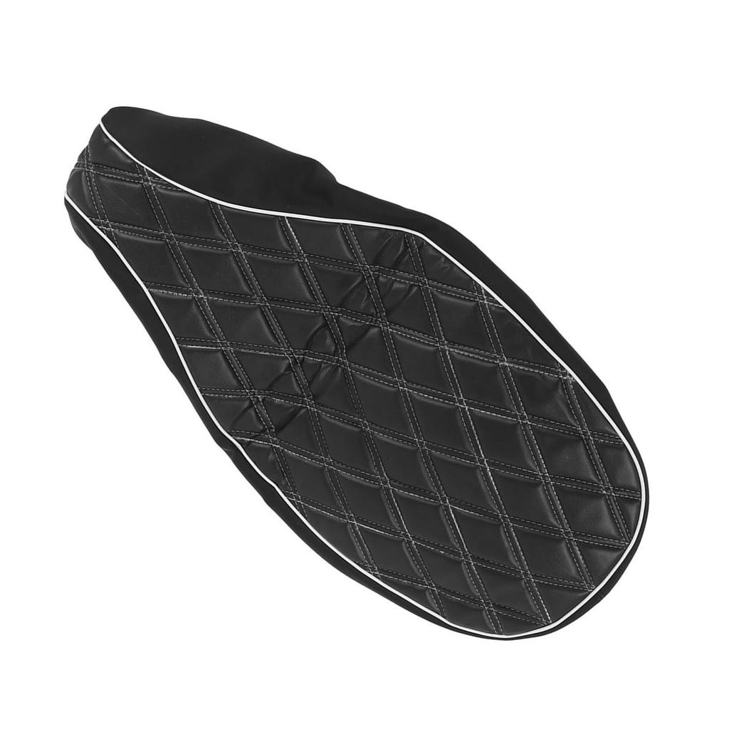 Saddle Leather Cover Replacement for Vespa 125 150 Sprint Fast Ts Super Vbb Vba Vnb GTR GlBlack