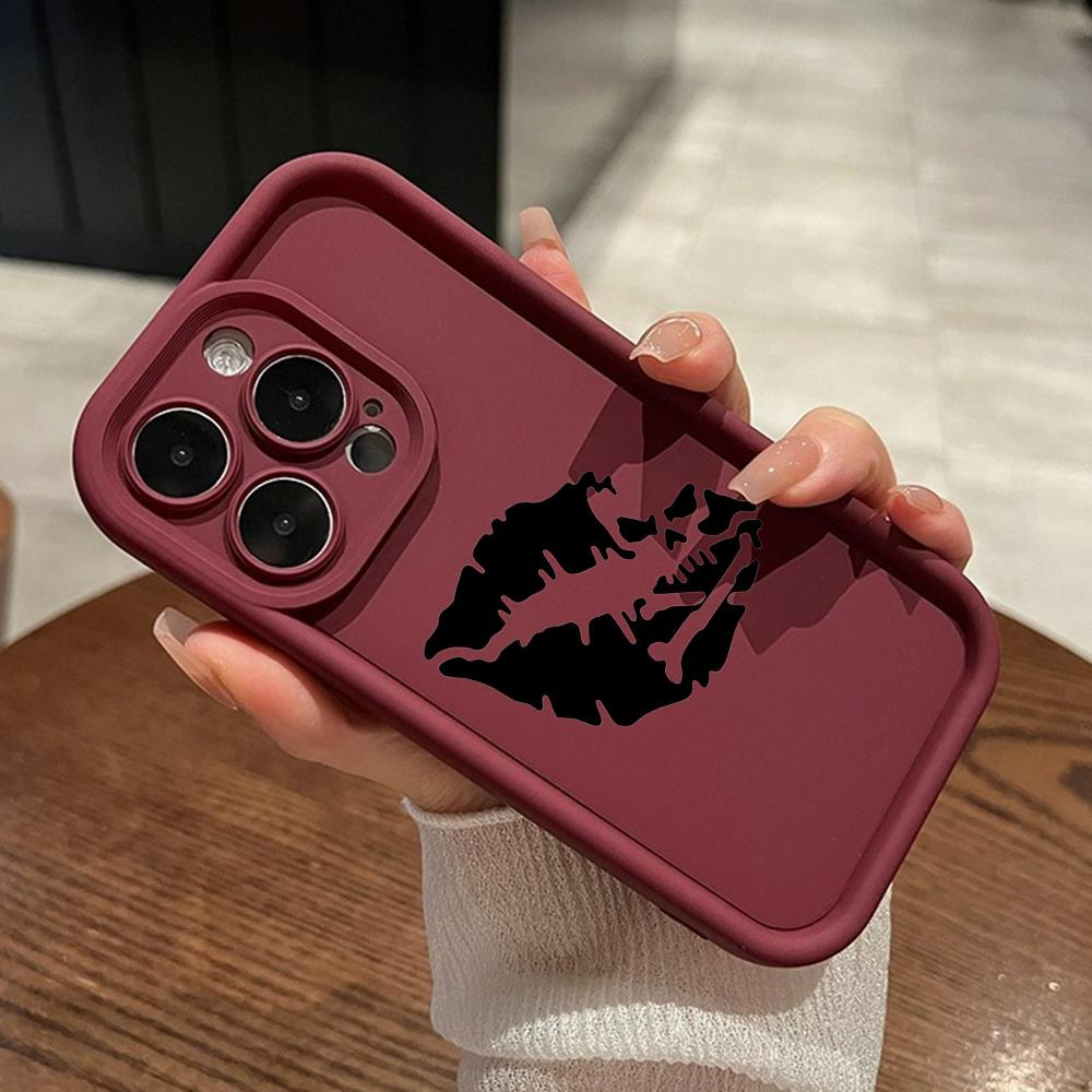 LZ18 Lips kiss силиконовый чехол для телефона Xiaomi 11 Lite 5G 14T Redmi 14C 13C A3 Note 12 11 9 10 13 Pro Plus противоударный задний чехол