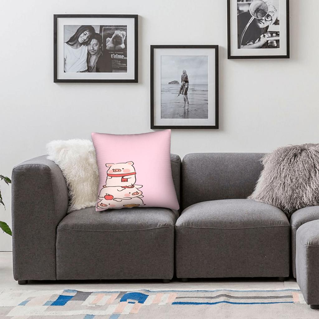Наволочки L-Lulu Pig Современная наволочка для дивана, автомобиля, домашнего декора Графическая наволочка