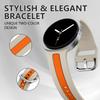 Sport silicone band for Samsung Galaxy Watch 8 Strap 40mm 44mm Replacement Two-Tone Bracelet correa Galaxy Watch 8 classic 46mm