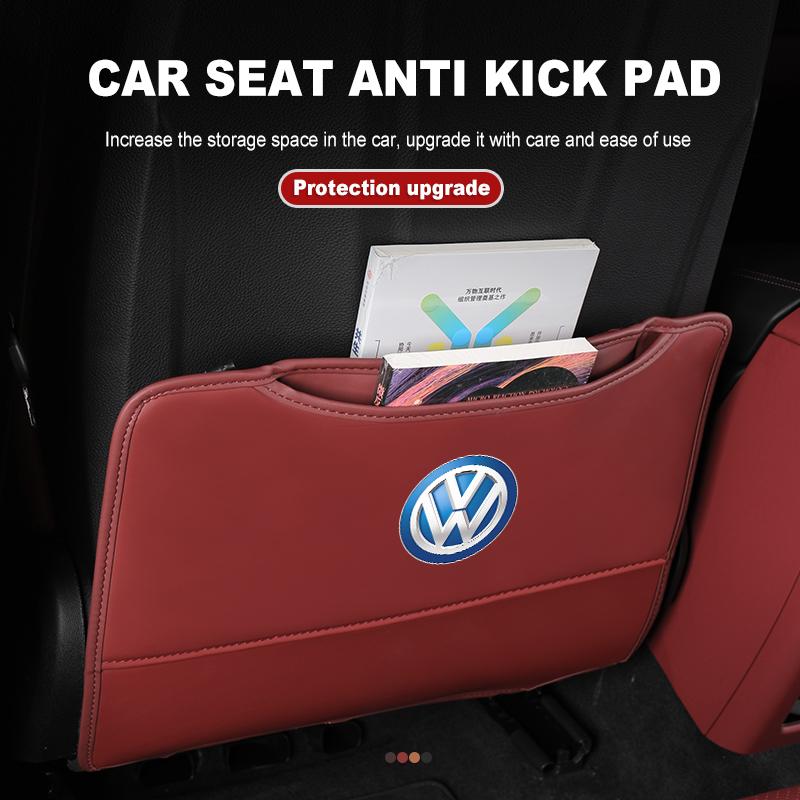 OPQ1 Car Seat Back Protector Anti Pad Anti kick pad Accessorie For Volkswagen VW Passat Golf 4 5 6 Tiguan Polo Scirocco Jetta CC