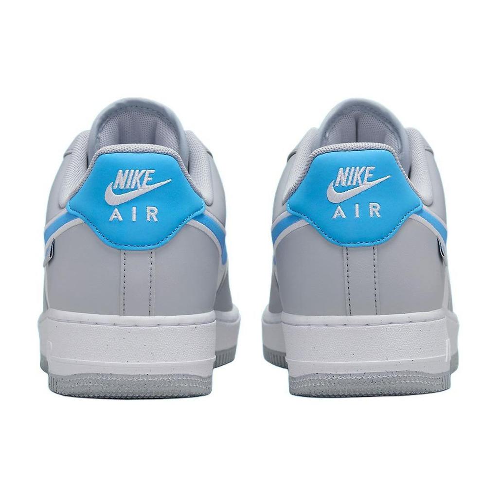 Nike Air Force 1 07 Next Nature Wolf Grey University Blue Мужские кроссовки Белые HM0721-001
