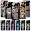 Стеклянный чехол с изображением дракона для Samsung Galaxy S22 S20 FE S21 Plus, чехол для телефона S10 5G S9 Note 20 Ultra 10 Lite Shell