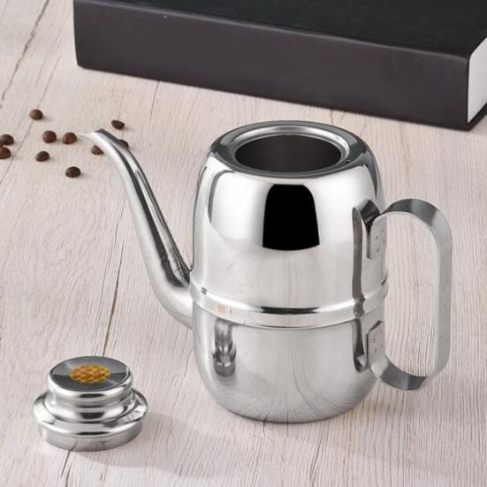 Бутылка-дозатор масла, легко моющиеся кухонные аксессуары, нержавеющий контейнер для соевого соуса, приправы, практичный герметичный контейнер