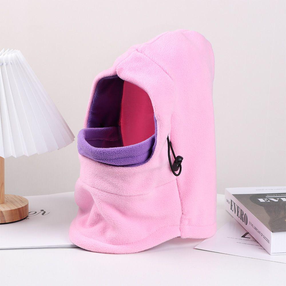 1 шт., теплая флисовая шапка-балаклава для детей, теплая полнолицевая лыжная маска с капюшоном для мальчиков и девочек