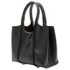 Tods T Timeless Металлическая подвеска T Кожаная Сумка Женские сумки Черный XBWTSBA0000Q8EB999