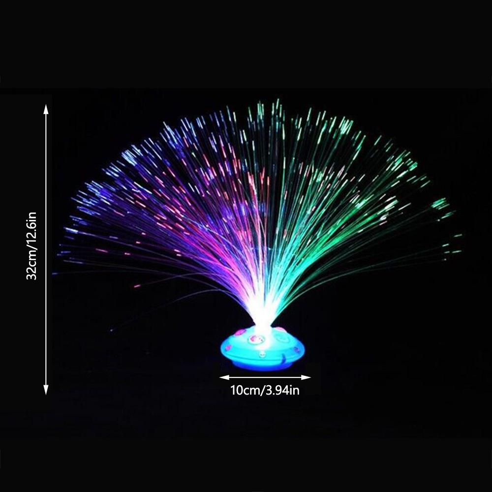 Цветной светодиодный оптоволоконный свет, ночник, праздничные рождественские свадебные украшения, звезды светятся в темноте, детские игрушки, ночники