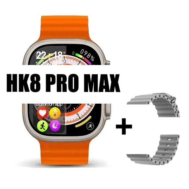 Оригинальные умные часы Hk8 Pro Max для мужчин, серия 8, 49 мм, 2,2 дюйма, экран RTAE с высокой частотой обновления, NFC-компас, игровые умные часы для Apple iPhone