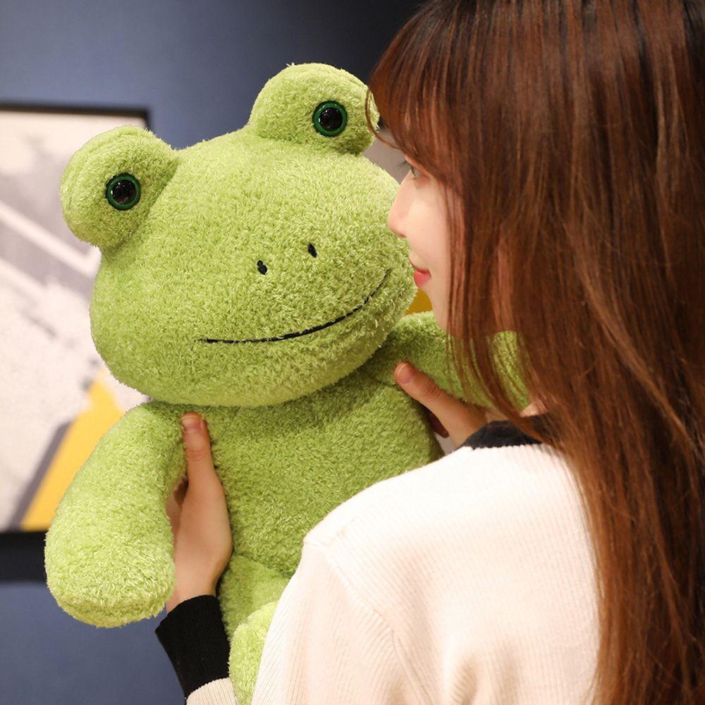 Soft Toy Cartoon Doll Stuffed Animals Sweater Frog Doll Frog Stuffed Toy Dressing Frog Plush Toy