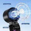2026 Digital Display 199-Speed Foldable Handheld Fan with Semiconductor Ice Pack, Cooling Spray & USB Charging