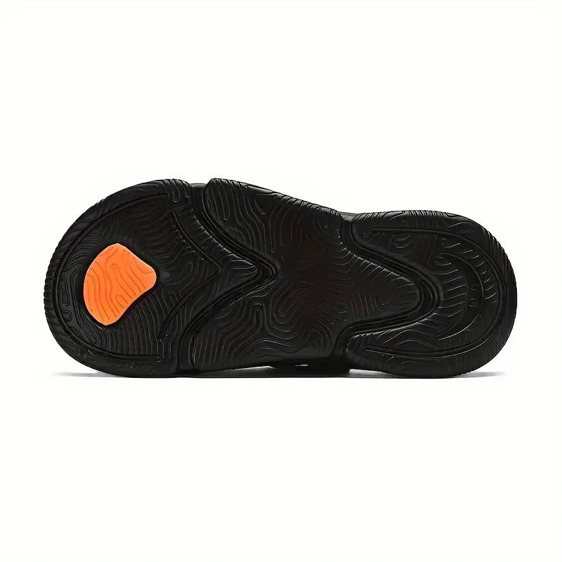 Мужские модные шлепанцы из ЭВА, нескользящие быстросохнущие тапочки с открытым носком для прогулок в помещении и на свежем воздухе, мужские летние пляжные шлепанцы