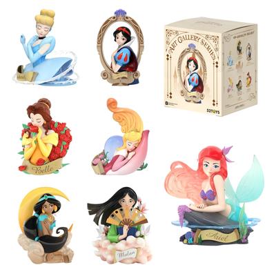 52TOYS DISNEY PRINCESS Art Gallery Series Blind Box Trading Figure Collection Figure Painted Gacha Gacha Desktop Decoration Doll Toy Toy Perfect for