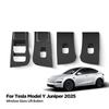 Для Tesla Model Y Juniper/Launch 2025 Защитная накладка на панель управления окнами автомобиля Аксессуары Кнопка переключателя окна Силиконовая накладка