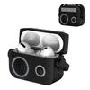3D силиконовый чехол-рация для наушников Airpods Pro 2 Чехол для Airpods 3 2 1 Чехол с запирающейся крышкой с ремешком