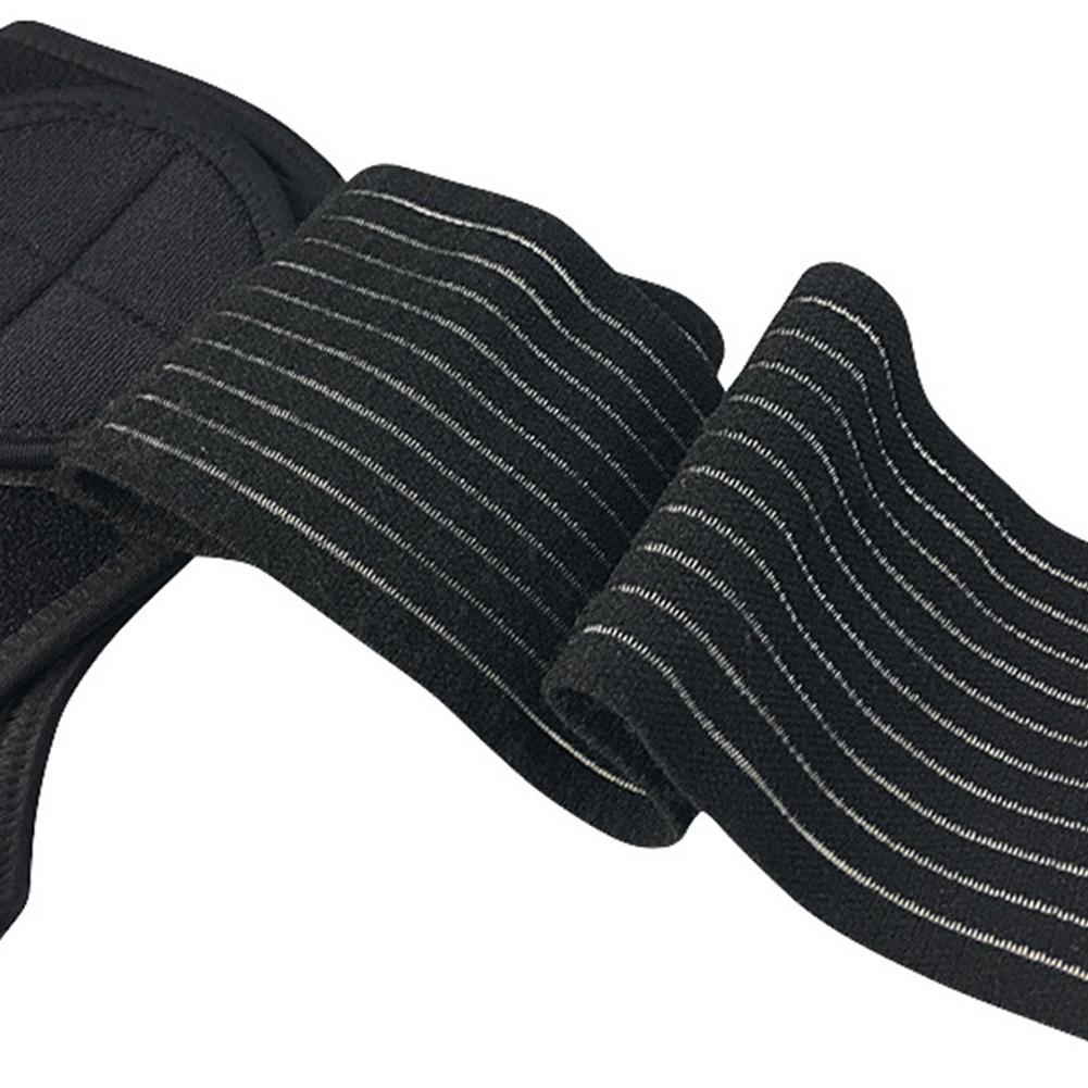 1 шт. Регулируемый спортивный пояс для поддержки плеча, черный и полосатый, для мужчин, B L6C6