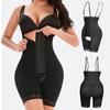 Women 9 Breasted High Waist Crotchless Bodysuit Shapewear Booty Lifter Compression Underwear Belly Control Slimming Body Shaper