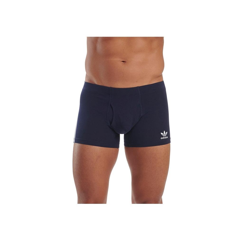 Adidas Originals Simple Solid Color Anti-Chafing Boxer Briefs 3-Pack Men Underwear 4A1M51-937