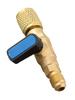 R22 Straight Ball Valves R410a SHUT-OFF 1/4\\\" FIT