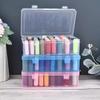42 Axis Игольница и Нитка Ящик для хранения вещей Бытовая коробка Многофункциональный прозрачный набор иголок и ниток Коробка для сортировки ниток