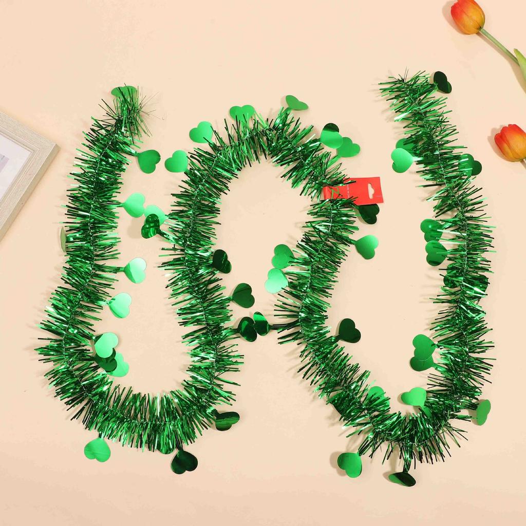 10 шт. Рождественские ленты, елочные декоративные мишурные гирлянды для вечеринок, 2 м, разноцветные полоски, украшения для свадебной комнаты на День святого Валентина