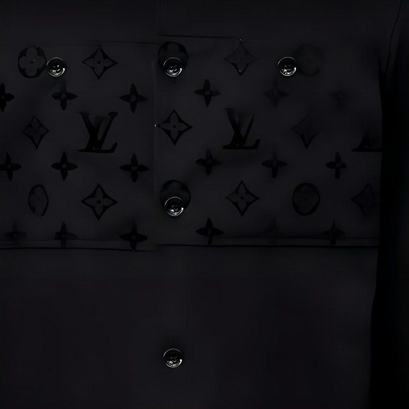 Louis Vuitton Рубашка мужская SS24 Черная 1AFA81