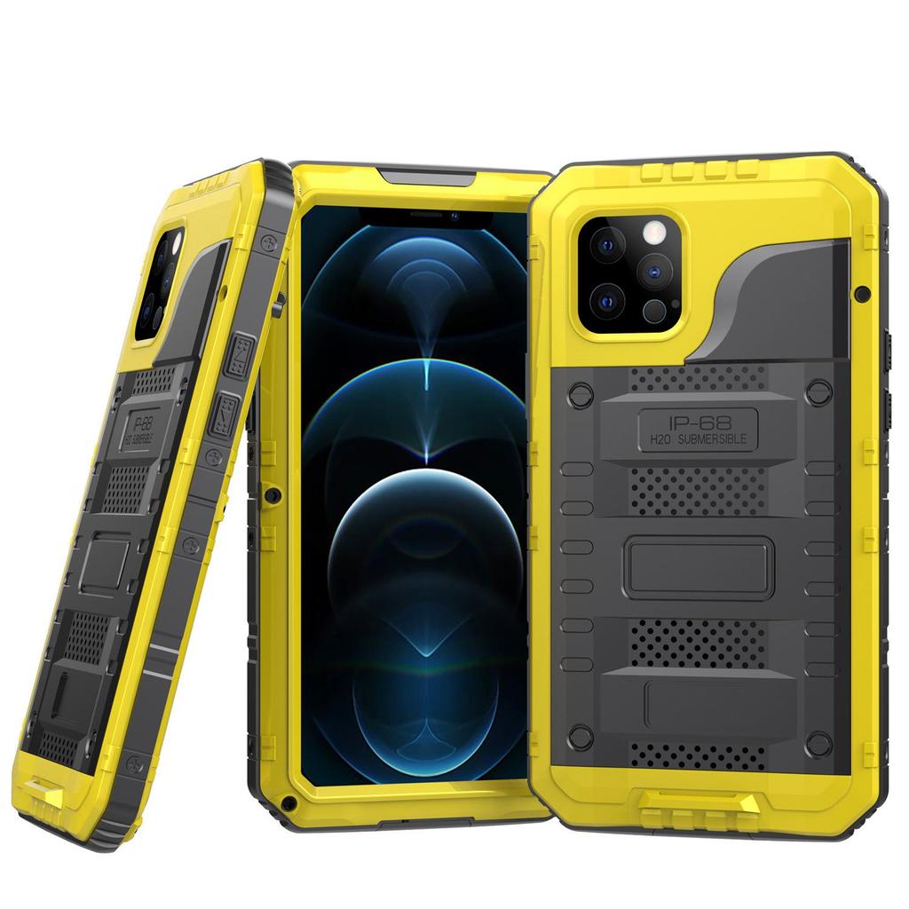 Waterproof Metal Phone Case for iPhone 14 Pro with Cross-border Protection - Diving and Shockproof Cover for 14 Promax