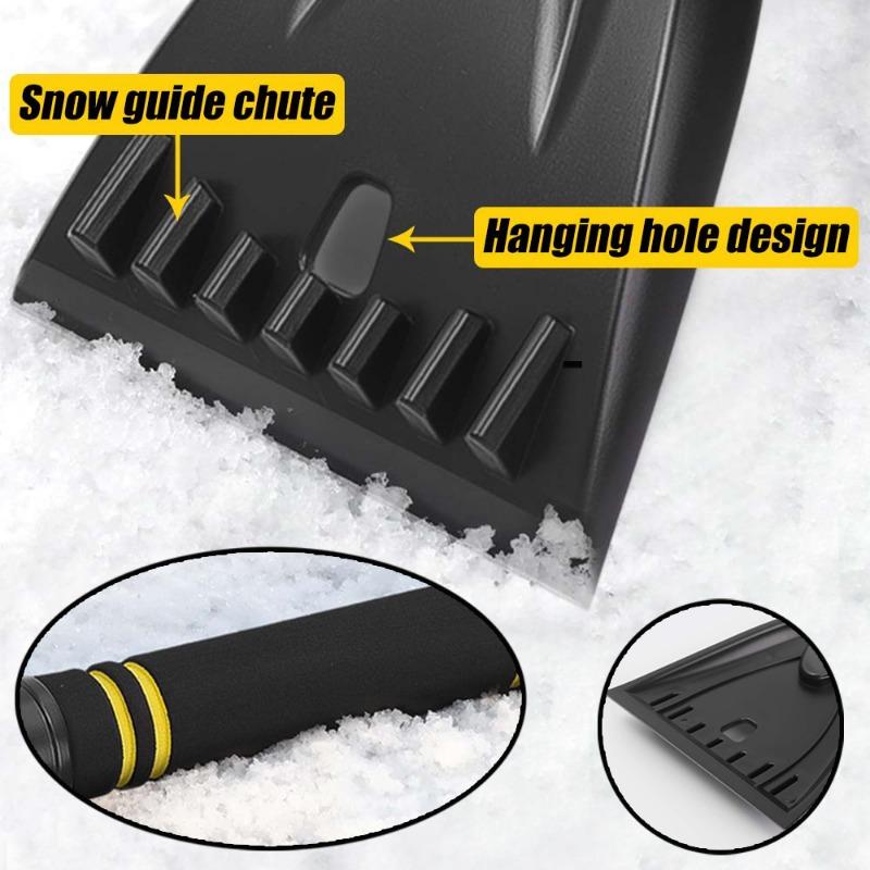 Автомобильная лопата для снега Универсальный скребок для размораживания лобового стекла автомобиля Инструмент для удаления снега со стекла Зимние аксессуары для автомобиля