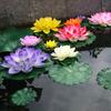 Lotus Simulation Flowers, Lotus Leaf Water Pool Decoration and Landscaping, Artificial Flowers, Water Lily Fish Tank