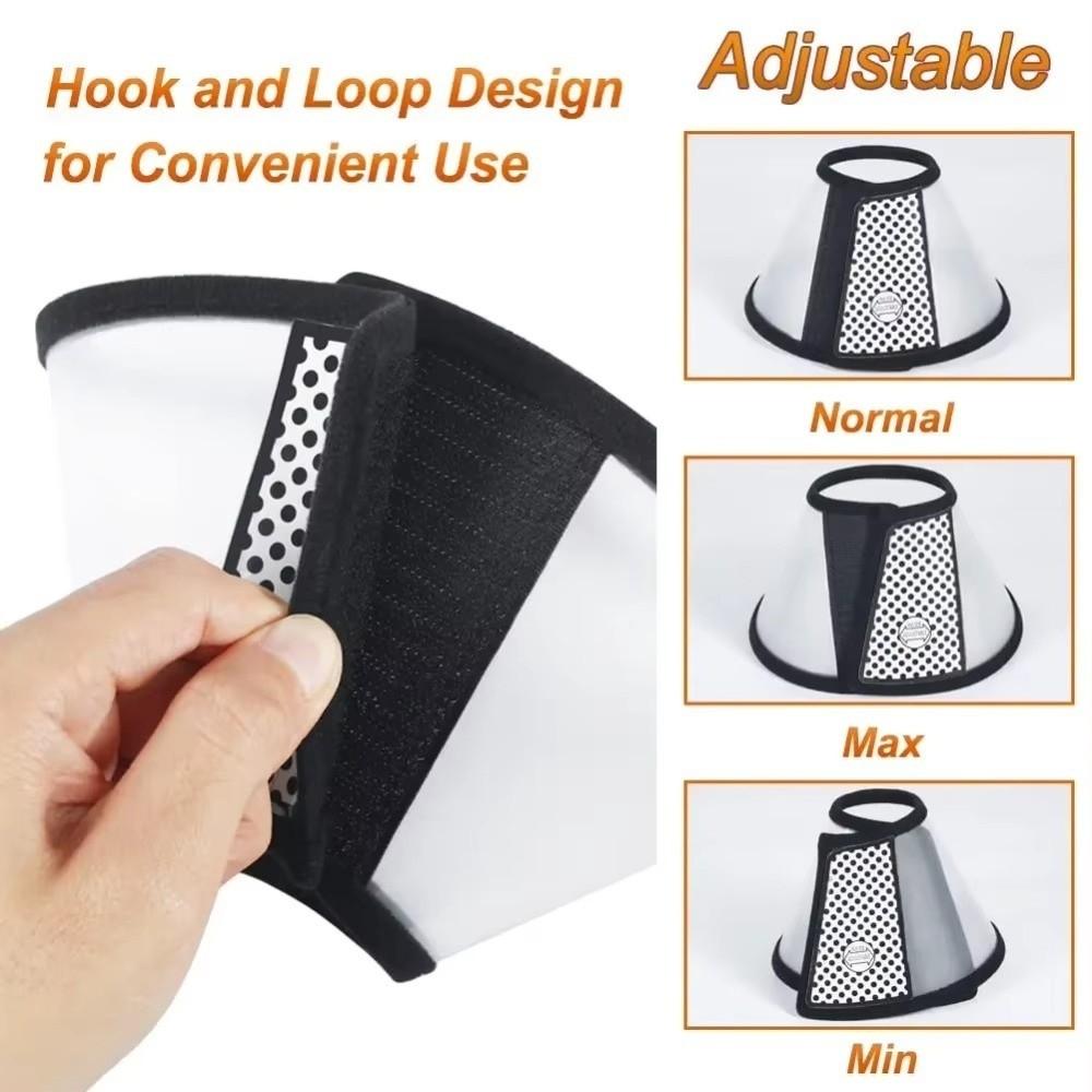 Anti-Lick Pet Protective Cover Anti-Bite Elizabethan Cone Soft Beauty Cover Wound Protection